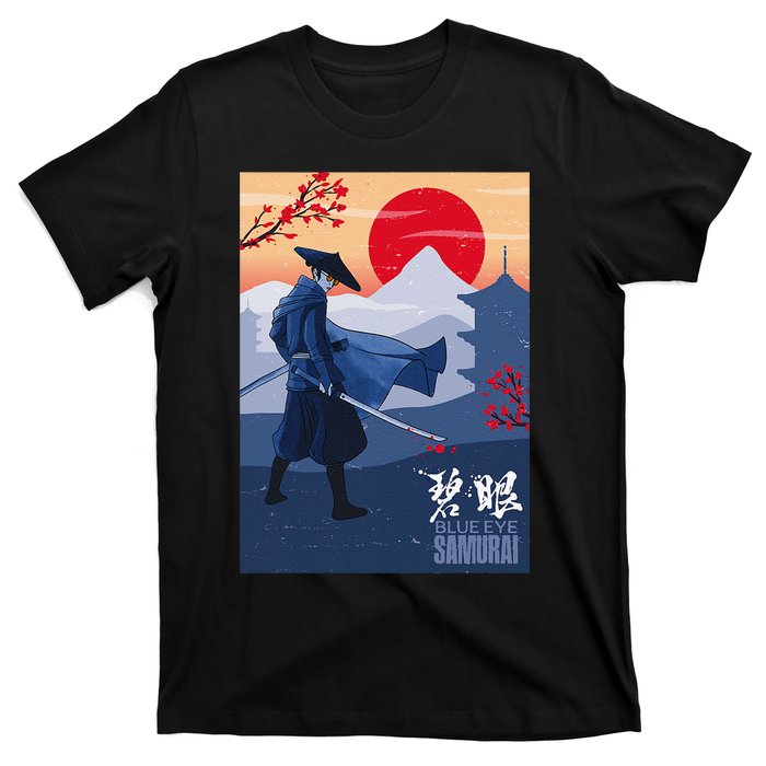 Funny Blue Eye Samurai Mizu T-Shirt