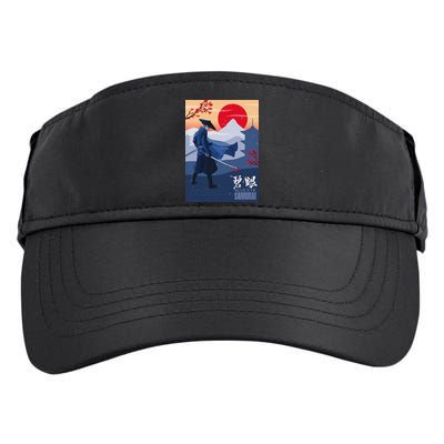 Funny Blue Eye Samurai Mizu Adult Drive Performance Visor
