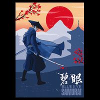 Funny Blue Eye Samurai Mizu Bucket Hat