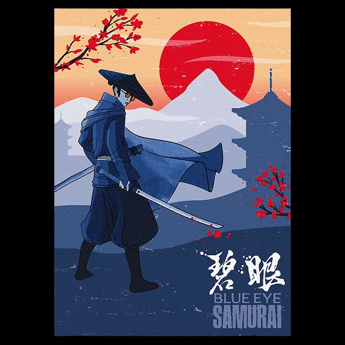 Funny Blue Eye Samurai Mizu Bucket Hat