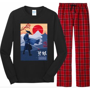 Funny Blue Eye Samurai Mizu Long Sleeve Pajama Set