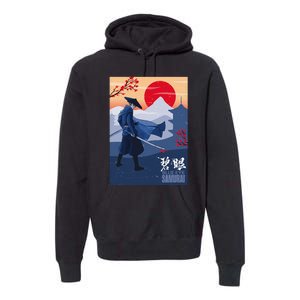 Funny Blue Eye Samurai Mizu Premium Hoodie