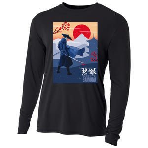 Funny Blue Eye Samurai Mizu Cooling Performance Long Sleeve Crew