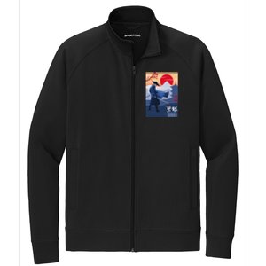 Funny Blue Eye Samurai Mizu Stretch Full-Zip Cadet Jacket