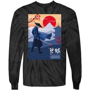 Funny Blue Eye Samurai Mizu Tie-Dye Long Sleeve Shirt