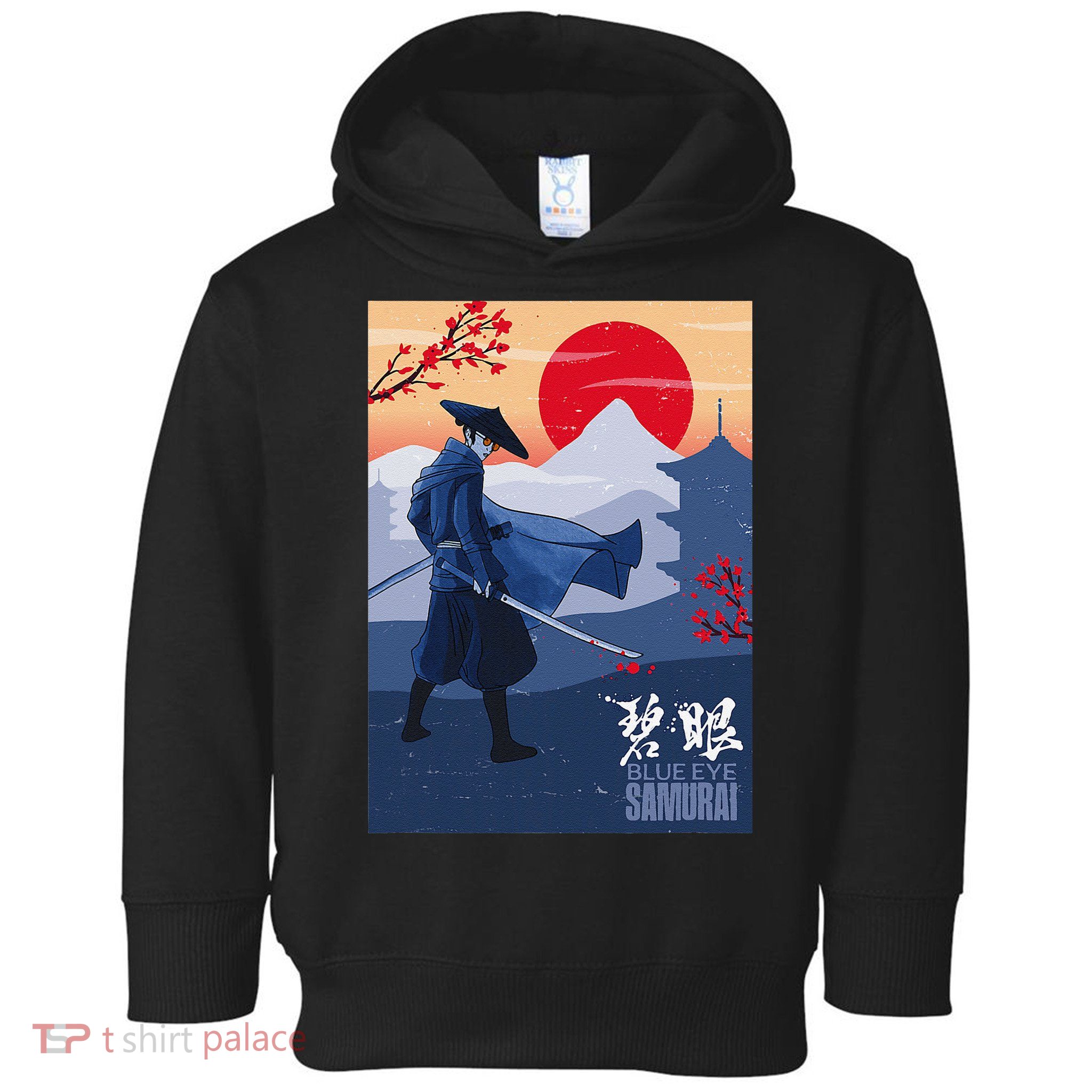 Funny Blue Eye Samurai Mizu Toddler Hoodie