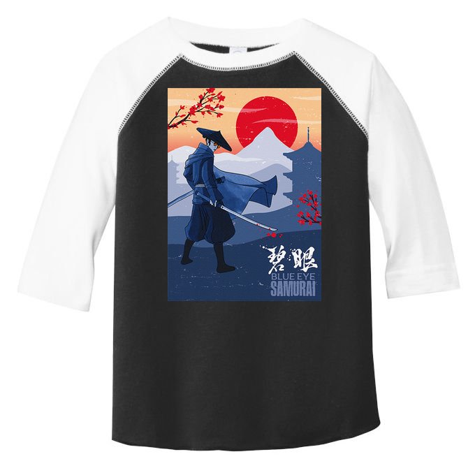 Funny Blue Eye Samurai Mizu Toddler Fine Jersey T-Shirt