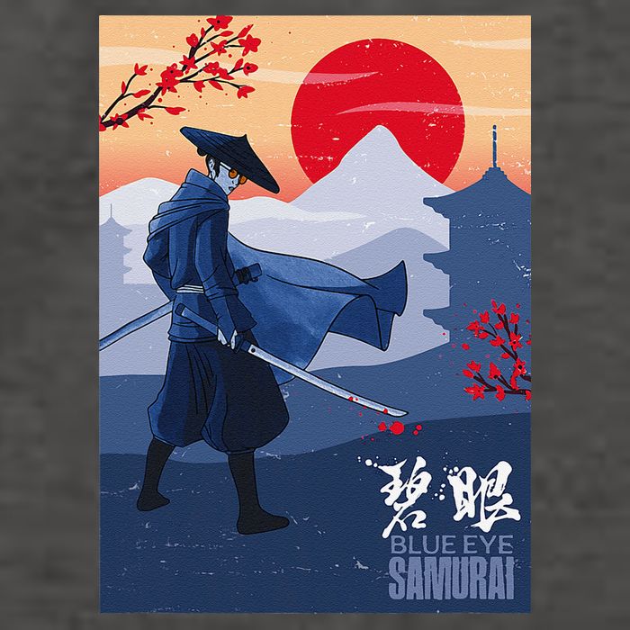 Funny Blue Eye Samurai Mizu Vector Backpack