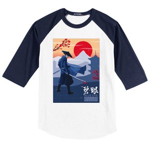 Funny Blue Eye Samurai Mizu Baseball Sleeve Shirt