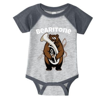 Funny Bearitone Euphonium For Horn Player Baritone Infant Baby Jersey Bodysuit