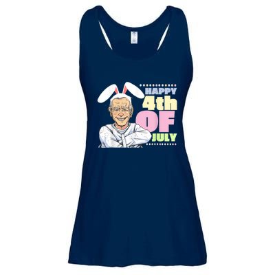 Funny Biden Easter Bunny Confused Happy 4th Of July Ladies Essential Flowy Tank