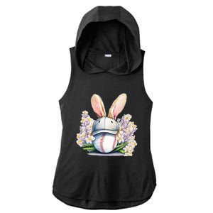 Funny Baseball Easter Baseball Players Dads Sons Gift Ladies PosiCharge Tri-Blend Wicking Draft Hoodie Tank