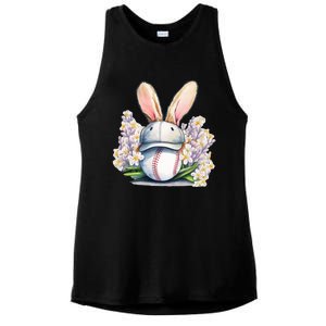 Funny Baseball Easter Baseball Players Dads Sons Gift Ladies PosiCharge Tri-Blend Wicking Tank