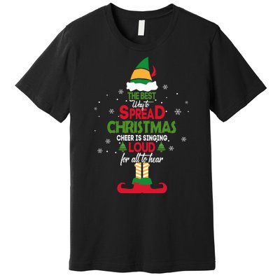 Best Way To Spread Christmas Cheer Premium T-Shirt