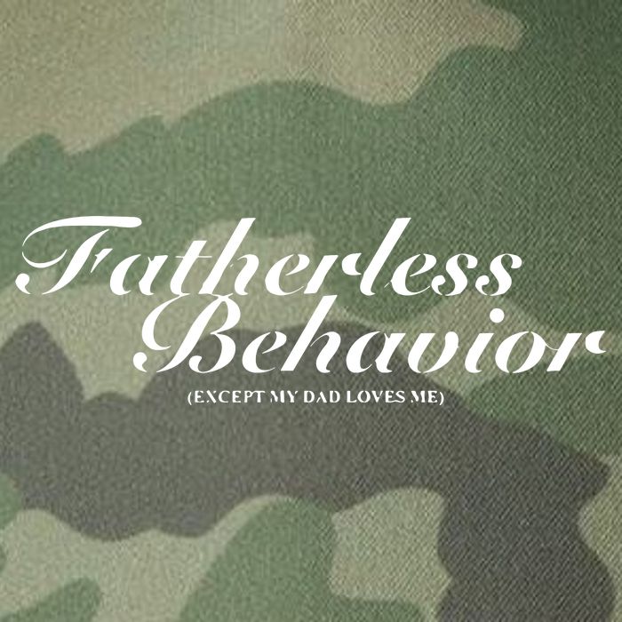 Fatherless Behavior Except My Dad Loves Me Legacy Tie Dye Trucker Hat