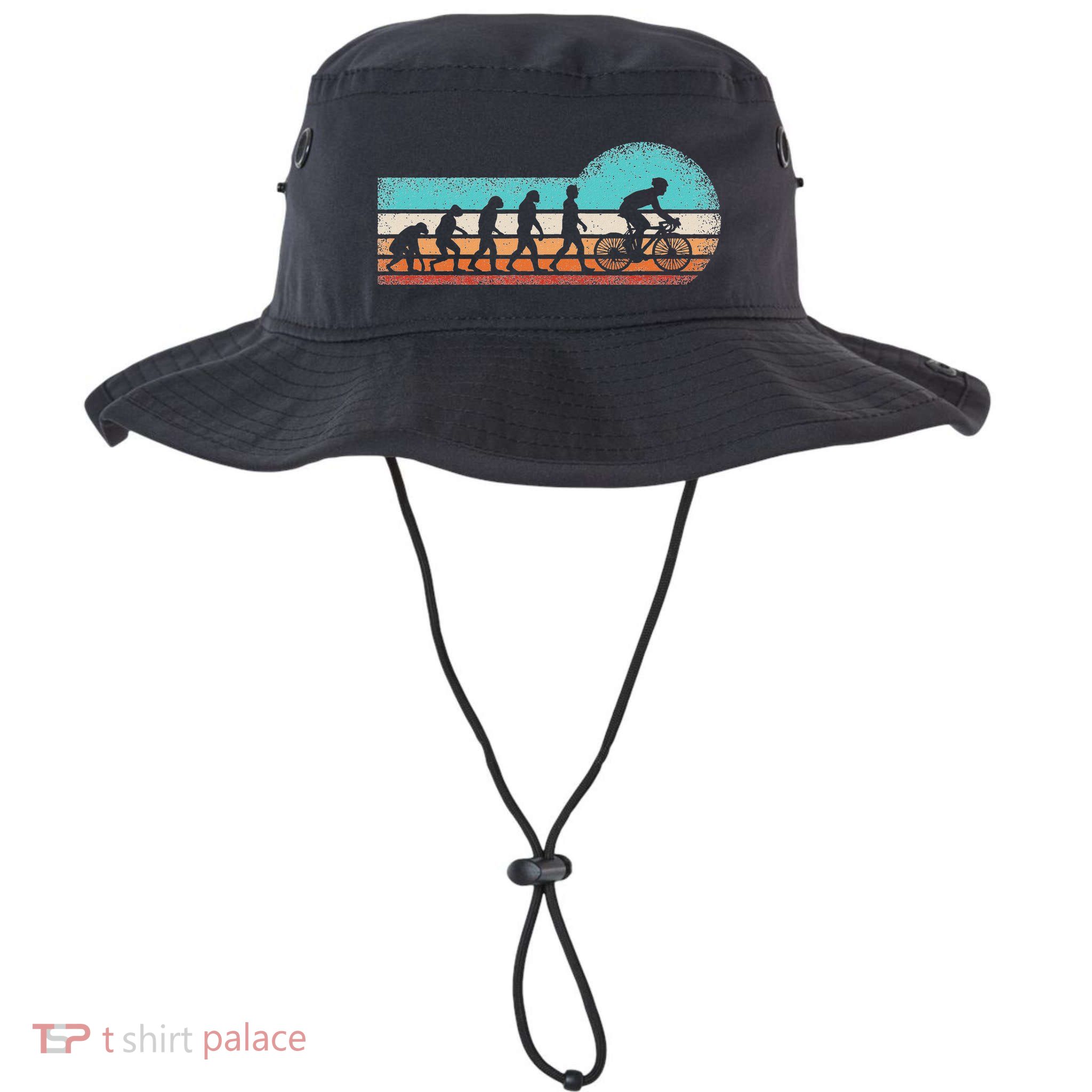 Funny Bicycle Evolution Mountain Bike Cyclist Cycling Bike Bucket Hat