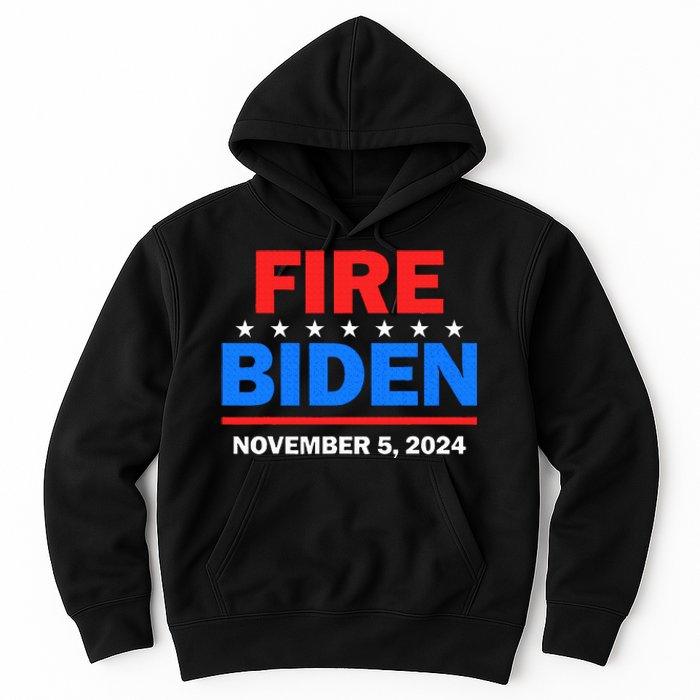 Fire Biden Elect Trump President 2024 Republican Patriot Hoodie