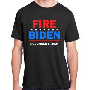 Fire Biden Elect Trump President 2024 Republican Patriot Adult ChromaSoft Performance T-Shirt