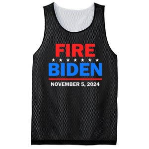 Fire Biden Elect Trump President 2024 Republican Patriot Mesh Reversible Basketball Jersey Tank