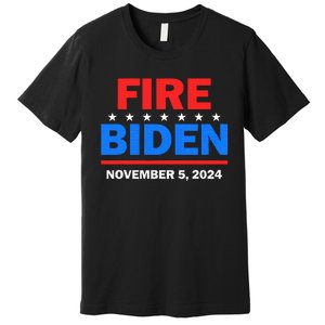 Fire Biden Elect Trump President 2024 Republican Patriot Premium T-Shirt