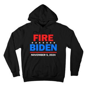 Fire Biden Elect Trump President 2024 Republican Patriot Tall Hoodie