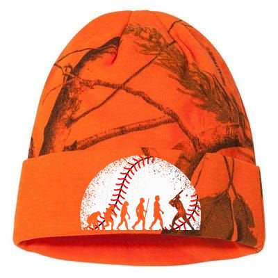 Funny Baseball Evolution Baseball Player Kati Licensed 12" Camo Beanie