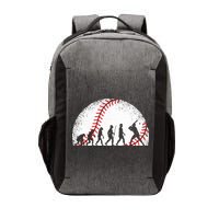 Funny Baseball Evolution Baseball Player Vector Backpack