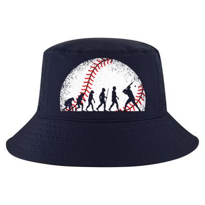 Funny Baseball Evolution Baseball Player Cool Comfort Performance Bucket Hat