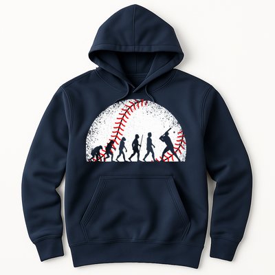 Funny Baseball Evolution Baseball Player Hoodie