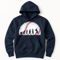 Funny Baseball Evolution Baseball Player Hoodie