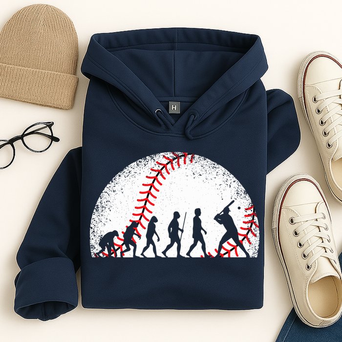Funny Baseball Evolution Baseball Player Hoodie
