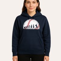 Funny Baseball Evolution Baseball Player Hoodie