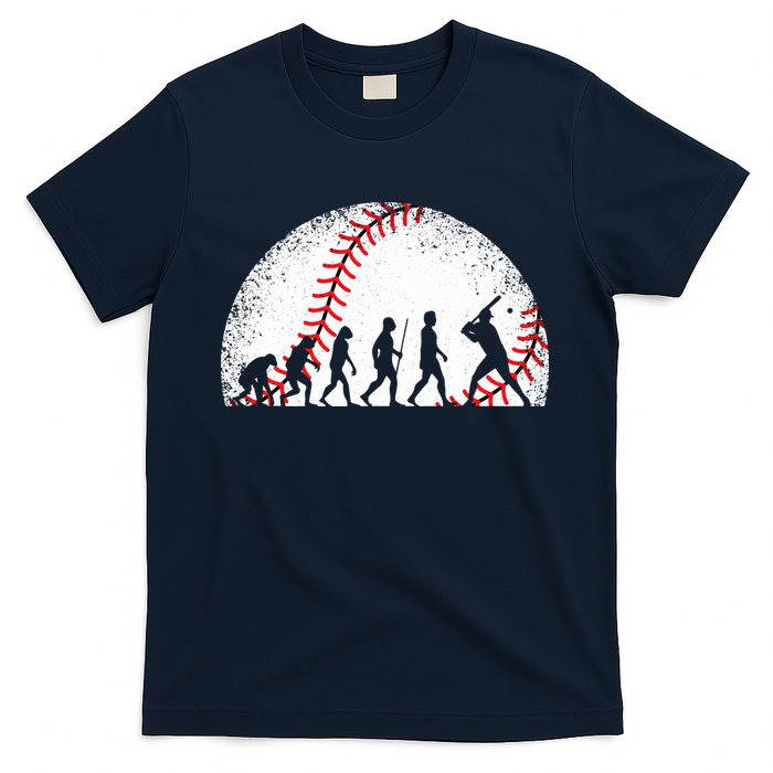 Funny Baseball Evolution Baseball Player T-Shirt