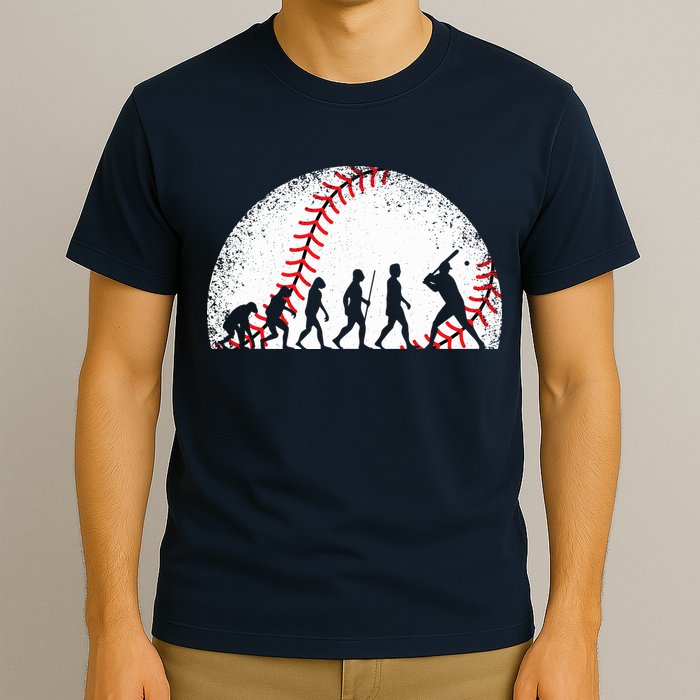 Funny Baseball Evolution Baseball Player T-Shirt