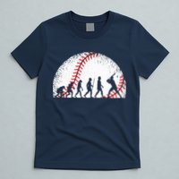Funny Baseball Evolution Baseball Player T-Shirt