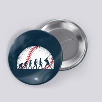 Funny Baseball Evolution Baseball Player Button