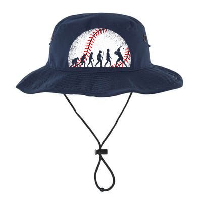 Funny Baseball Evolution Baseball Player Bucket Hat