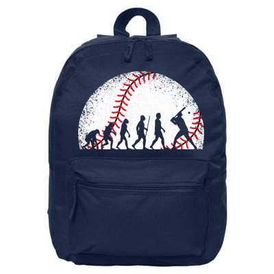 Funny Baseball Evolution Baseball Player 16 in Basic Backpack