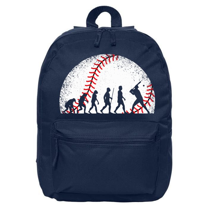 Funny Baseball Evolution Baseball Player 16 in Basic Backpack