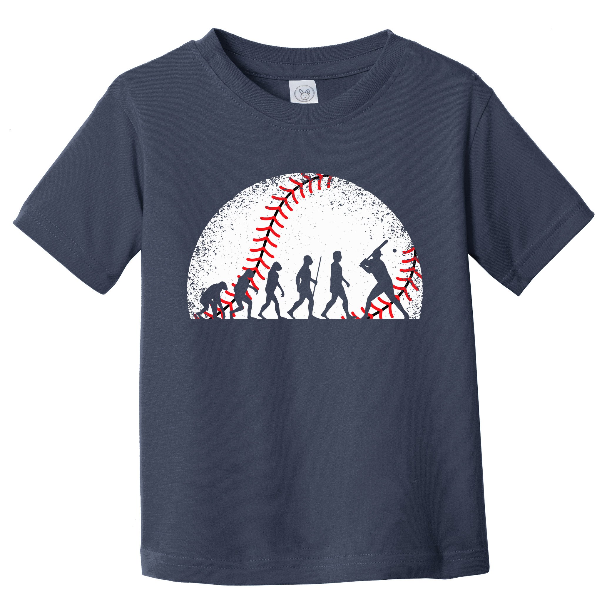 Funny Baseball Evolution Baseball Player Toddler T-Shirt