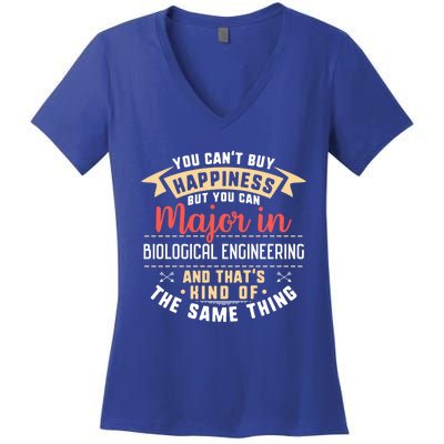 Funny Biological Engineering Major Studengift Graduation Gift Women's V-Neck T-Shirt