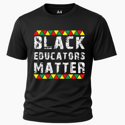 Funny Black Educators Matter Cooling Performance Crew T-Shirt