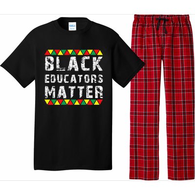 Funny Black Educators Matter Pajama Set