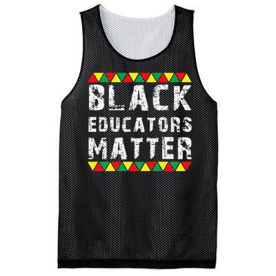 Funny Black Educators Matter Mesh Reversible Basketball Jersey Tank