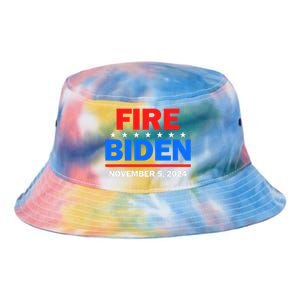 Fire Biden Elect Trump President 2024 Republican Patriot Tie Dye Newport Bucket Hat