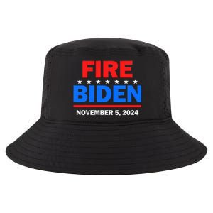 Fire Biden Elect Trump President 2024 Republican Patriot Cool Comfort Performance Bucket Hat