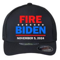 Fire Biden Elect Trump President 2024 Republican Patriot Flexfit Unipanel Trucker Cap