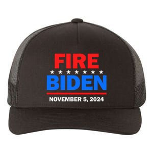 Fire Biden Elect Trump President 2024 Republican Patriot Yupoong Adult 5-Panel Trucker Hat