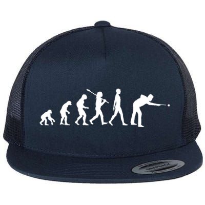 Funny Billiard Evolution Pool Billiard Gift Ideas Flat Bill Trucker Hat