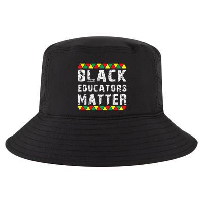 Funny Black Educators Matter Cool Comfort Performance Bucket Hat